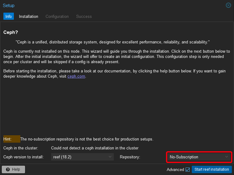 Build up a Hyper-Converged Proxmox/Ceph Cluster