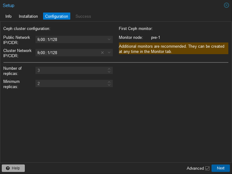 Build up a Hyper-Converged Proxmox/Ceph Cluster